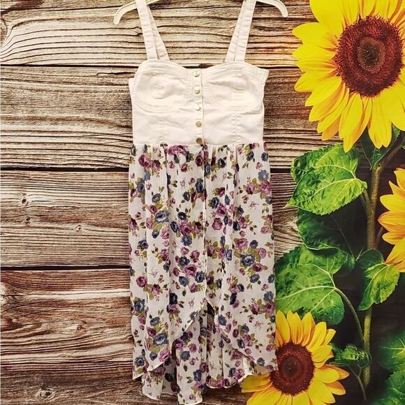 Forever 21 Sleeveless summer dress size large - Picture 1 of 4